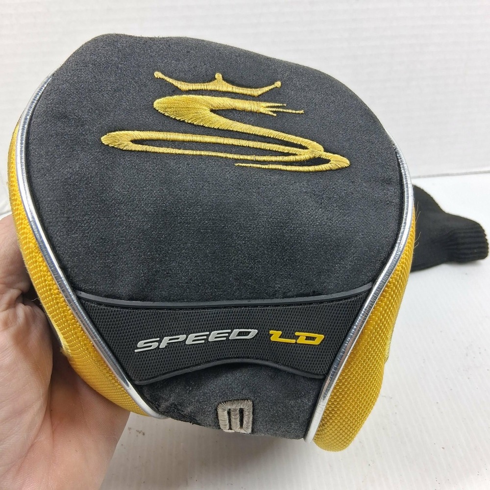 King Cobra Speed LD Driver Headcover Black Yellow Silver Golf Club Cover